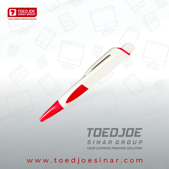Pulpen Promosi Gepeng (Merah)