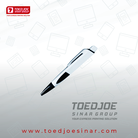 Pulpen Promosi Gepeng (Hitam)