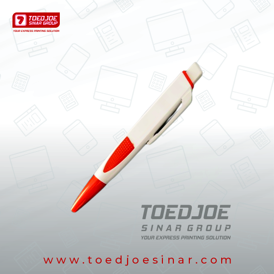 Pulpen Promosi Gepeng (Orange)