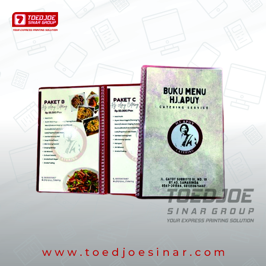Menu Hardcover A4