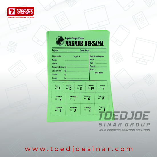 Nota Promise ( Warna Hijau )