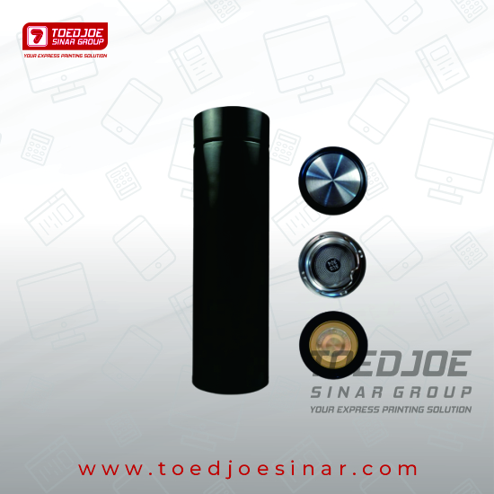 Kosongan - Tumbler Sakura (Hitam) ( Non LED )