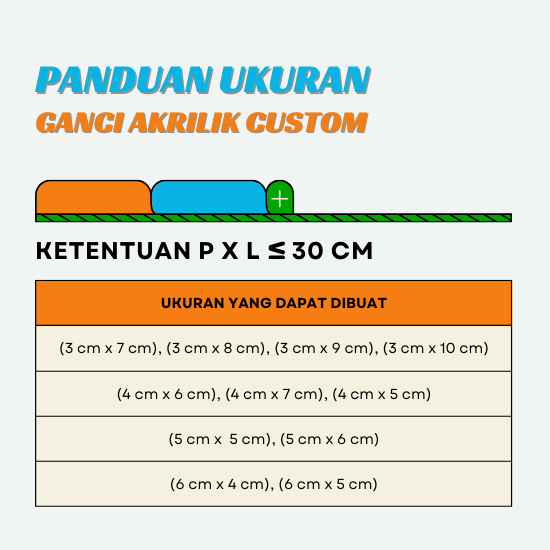 Ganci Akrilik 30 cm