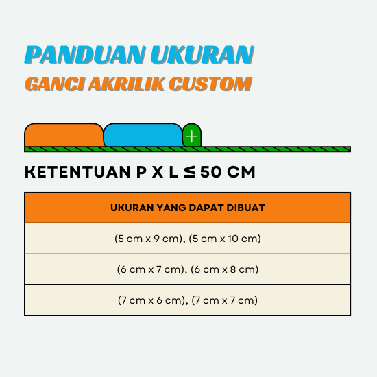 Ganci Akrilik 50 cm