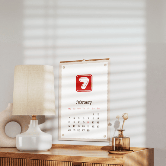 Kalender Dinding 4 lembar 3 Bulan