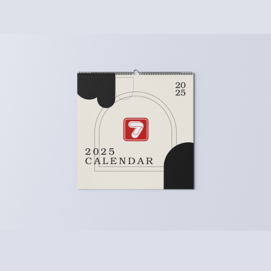 Kalender Dinding 6 lembar 2 Bulan + 1 lembar cover 
