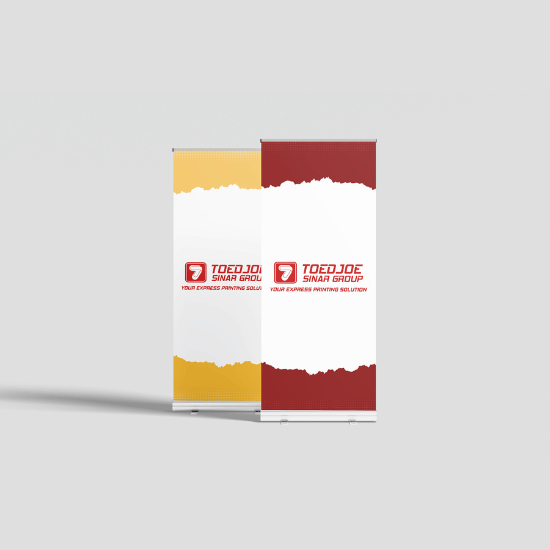 Paket Roll Banner + Spanduk 280 UK 160 x 60 