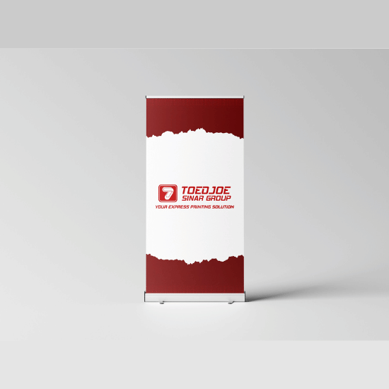 Paket Roll Banner + Spanduk 280 UK 200 x 85