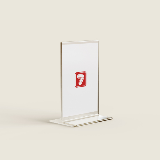 Tend Card Akrilik A4 2 KAKI | POTRAIT