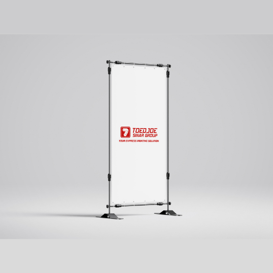 Paket Door Frame + Spanduk 280 UK 160 x 60 
