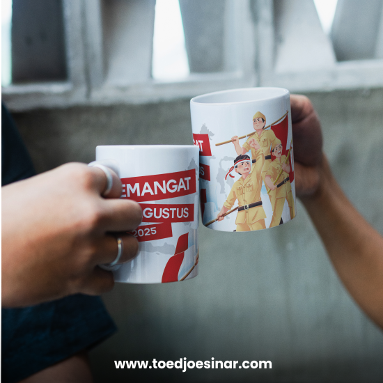 Mug Desain Tema Kemerdekaan 17 Agustus