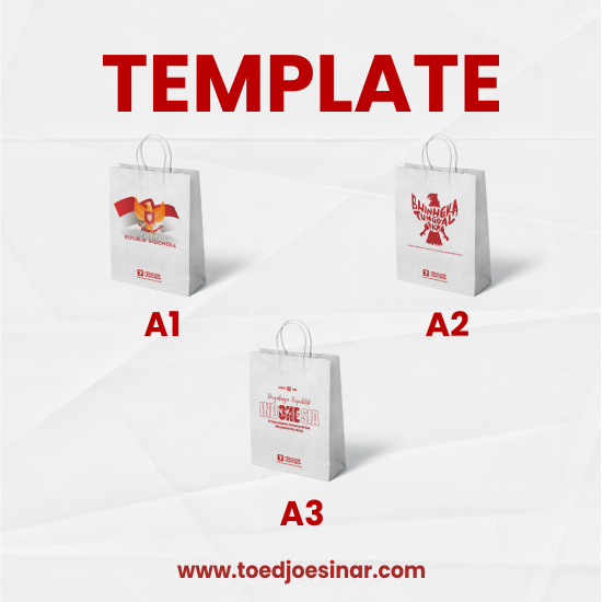 Paper Bag Tema Kemerdekaan Indonesia | Tas Merah Putih 17 Agustus