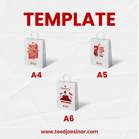 Paper Bag Tema Kemerdekaan Indonesia | Tas Merah Putih 17 Agustus
