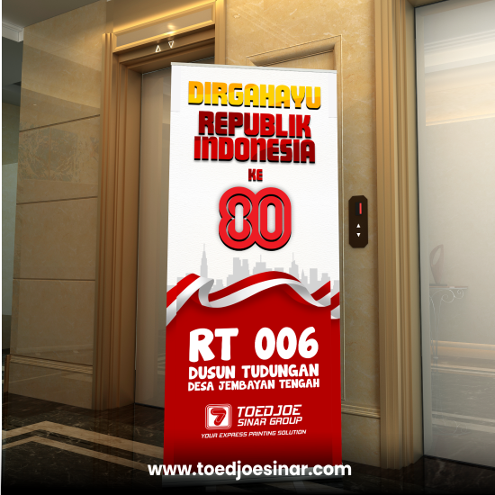 Paket Stand Banner | Bahan Spanduk | Tema Merayakan Kemerdekaan I ...