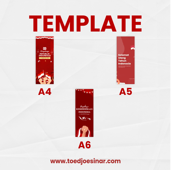 Paket Stand Banner | Bahan Spanduk | Tema Merayakan Kemerdekaan Indonesia