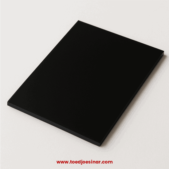 Akrilik Hitam 2 MM  ( POLOS/BAHAN AJA )
