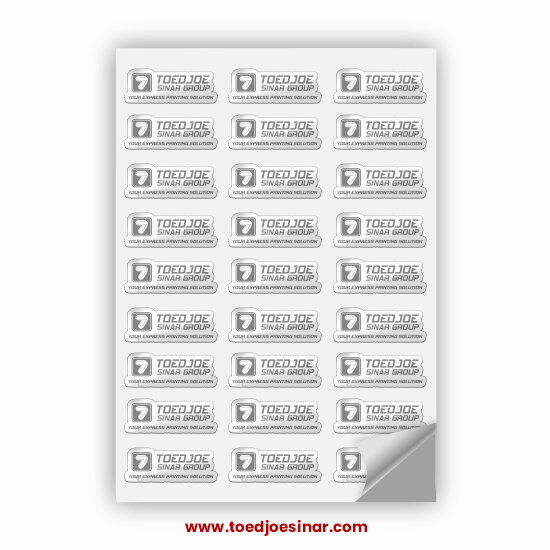 Stiker Vinyl Glossy A3 | PRINT & KISSCUT | (Print UV)