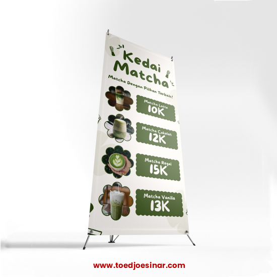Paket Y Banner + Spanduk 280 UK 160 x 60 