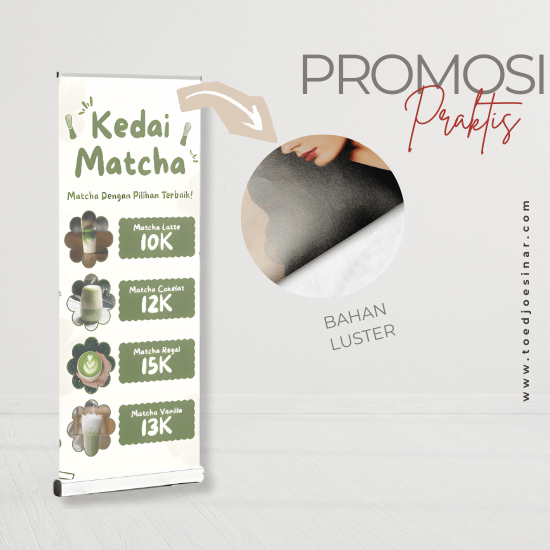 Paket Roll Banner + Luster UK 200 x 85