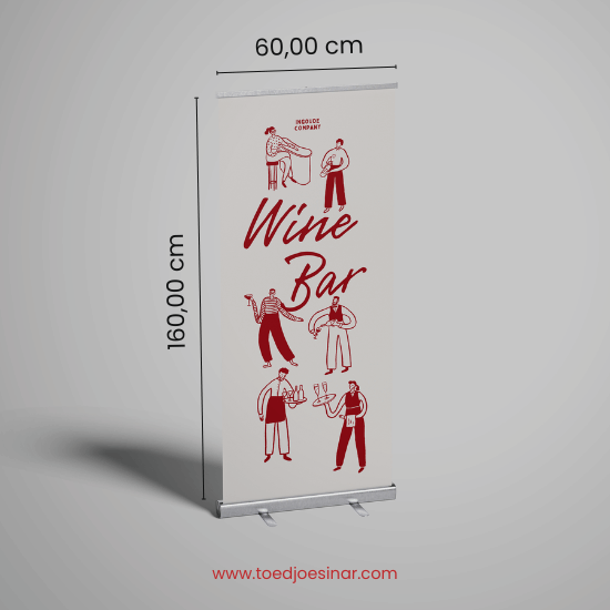 Paket Roll Banner + Korcin 440 (GLOSSY) UK 160 x 60 