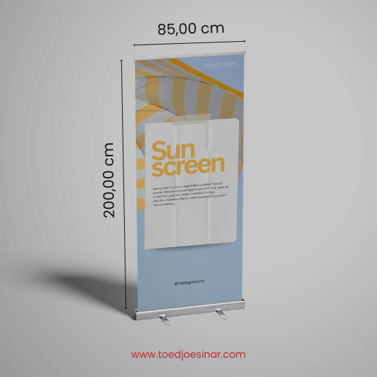 Paket Roll Banner + Luster UK 200 x 85