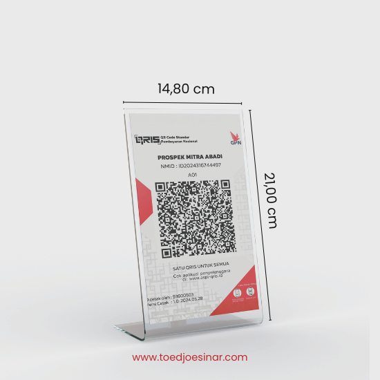 Tend Card Akrilik A5 1 kaki