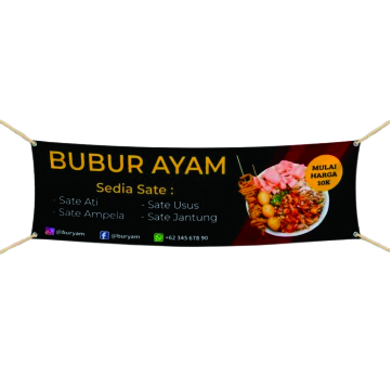 Spanduk Bahan Korcin