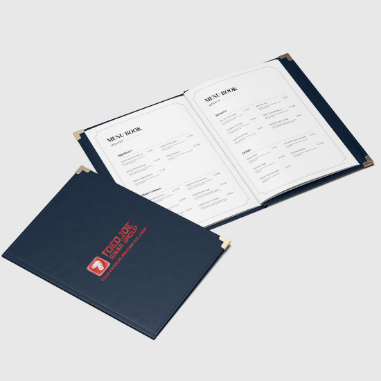 Menu Hardcover