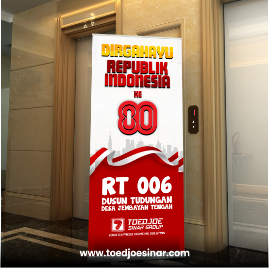 Stand Banner Spesial Kemerdekaan