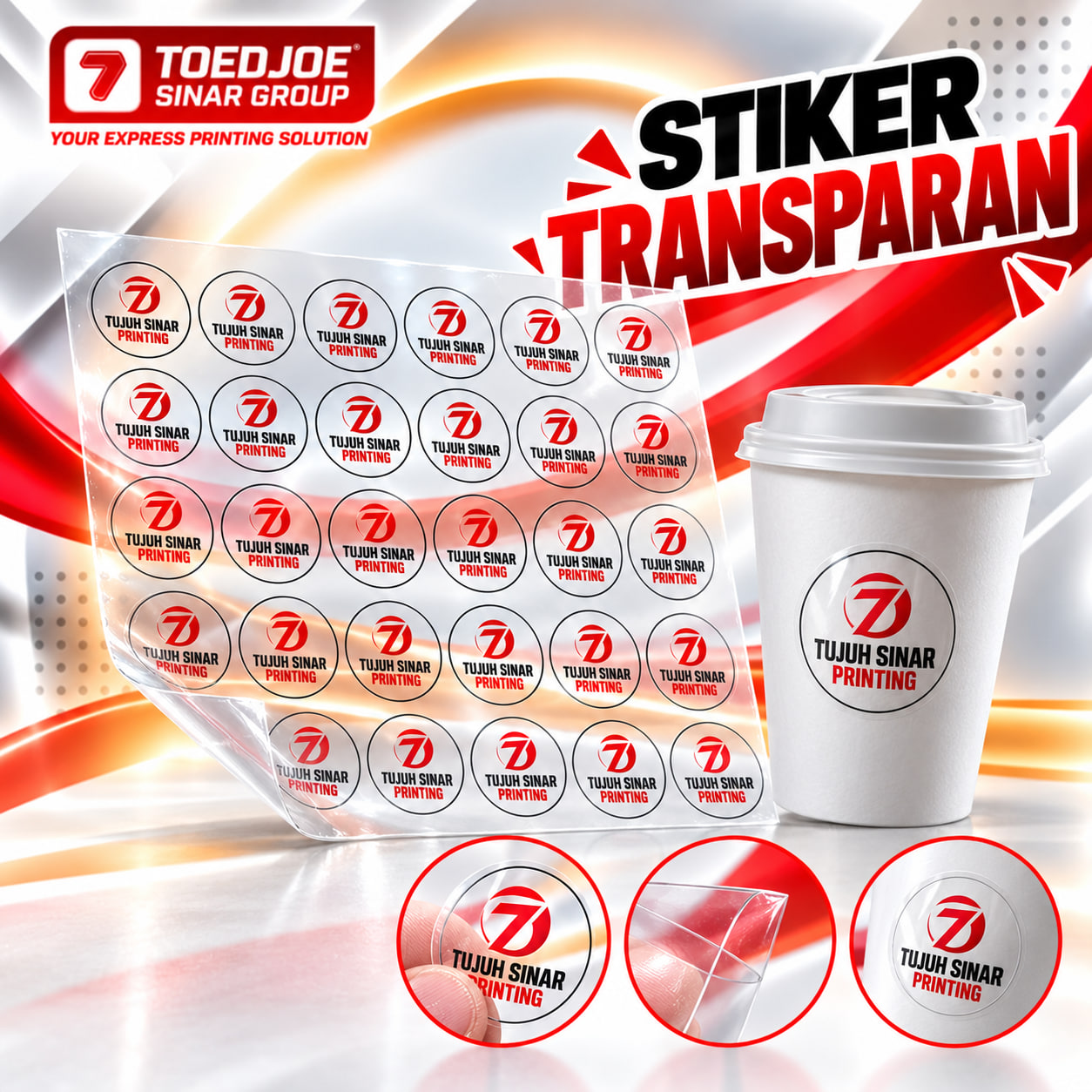 Sticker Transparant
