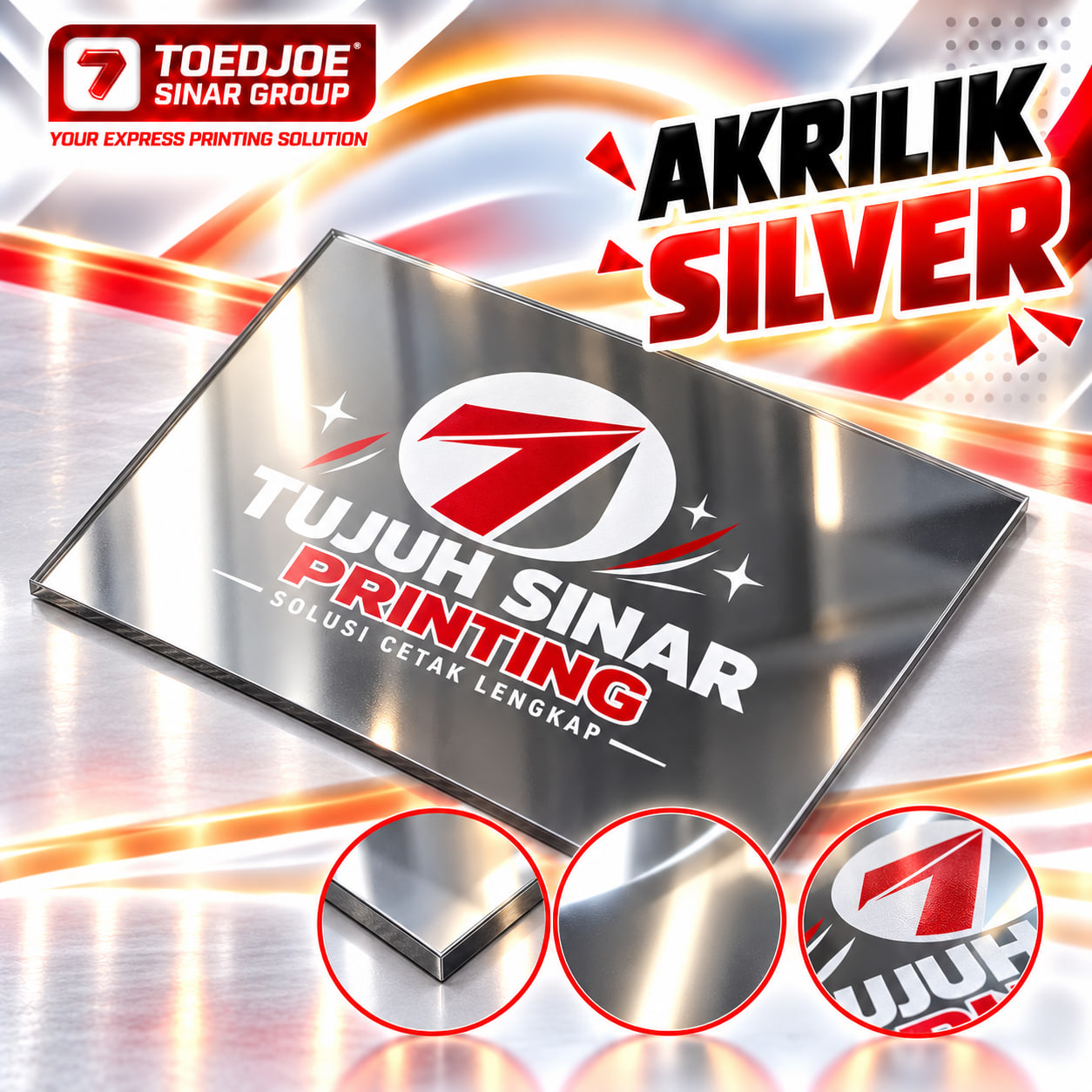 Akrilik (Silver)