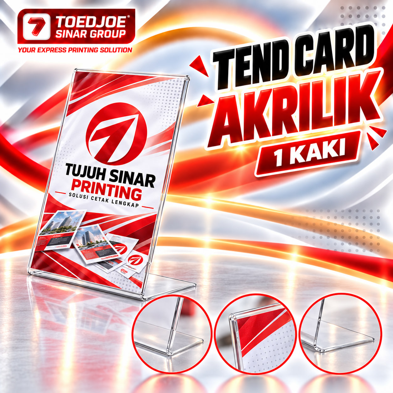 Tend Card Akrilik 1 Kaki