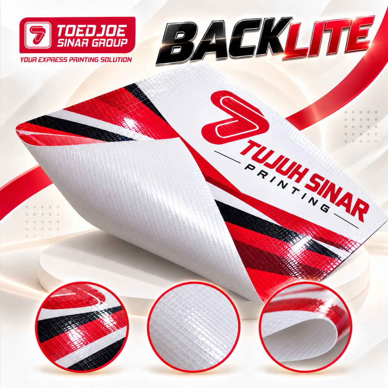 Spanduk Bahan Backlite