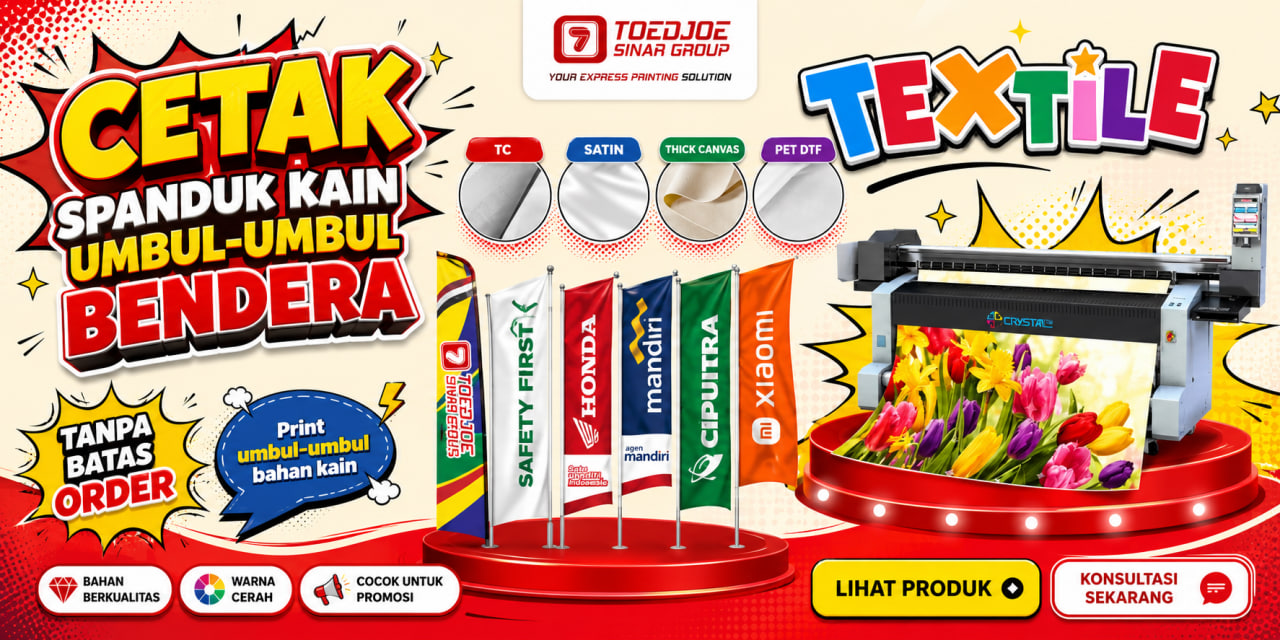 Cetak Kain & Umbul-Umbul Ramadhan – Desain Custom, Harga Terjangkau Toedjoe Sinar Group